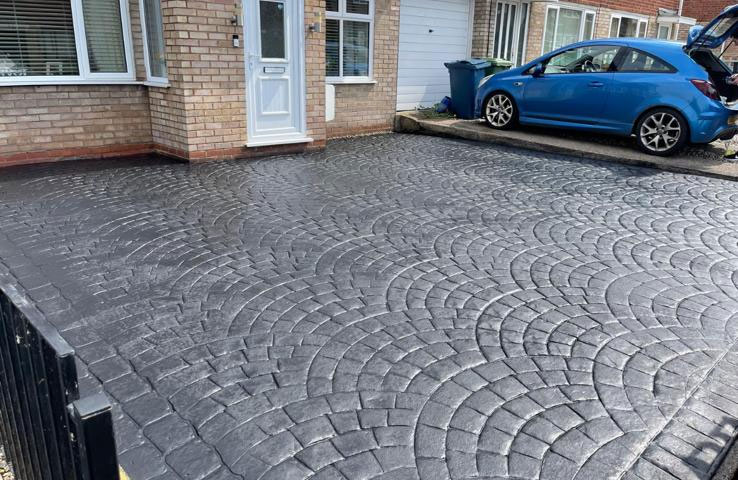 concrete imprint, staffordshire