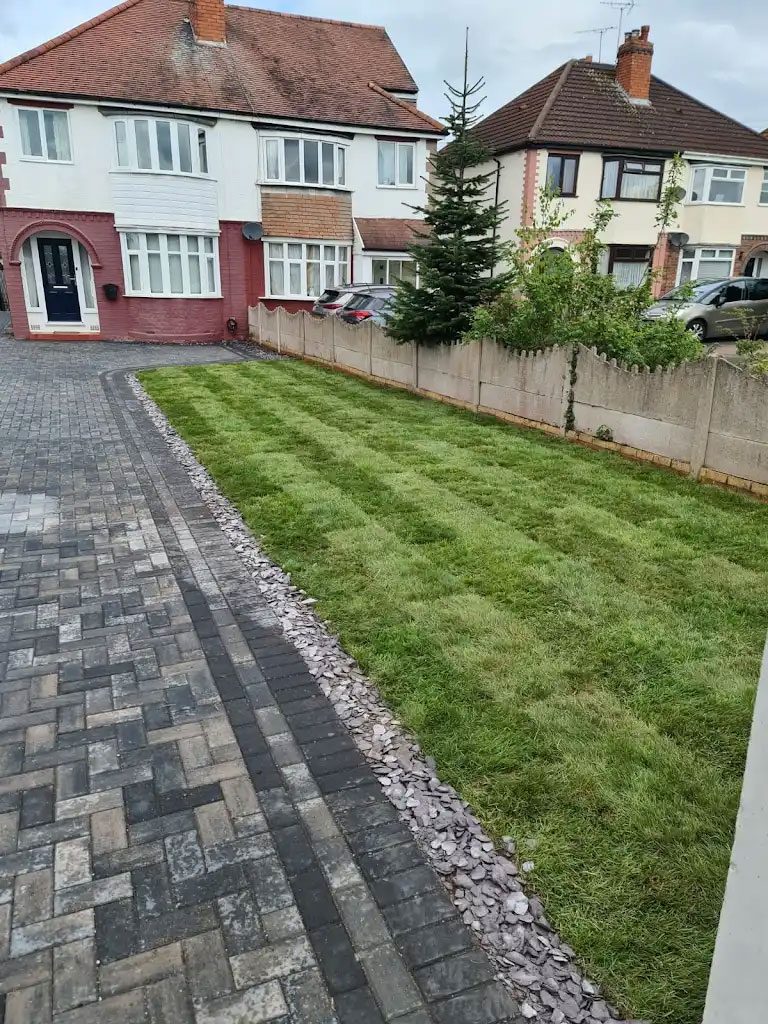 block driveway, stafford